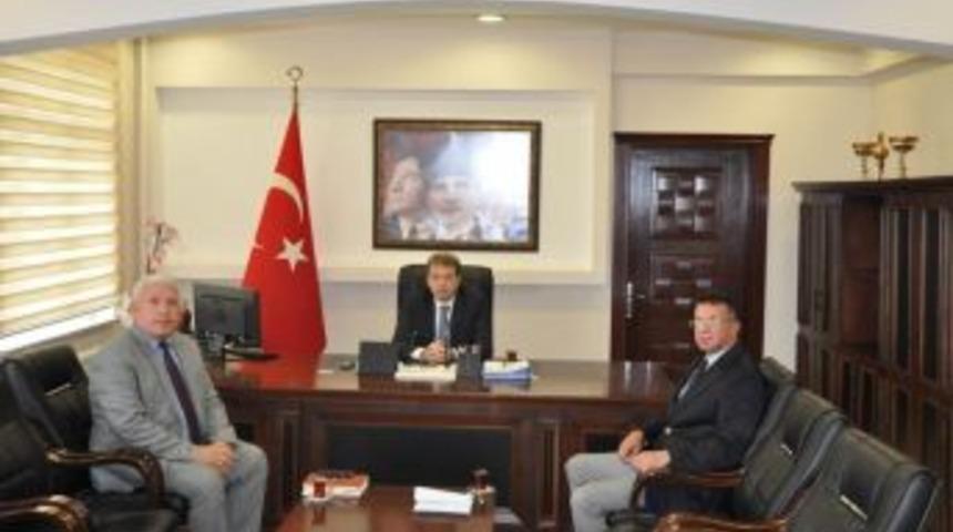 Ptt Başm&uuml;d&uuml;r&uuml; Cafer Ersoy&rsquo;dan Malkara Kaymakamı Erkan Karahan&rsquo;a Ziyaret