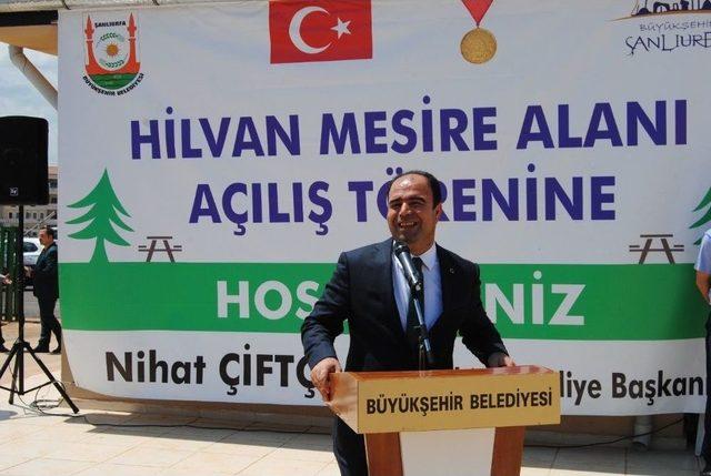 Hilvan’da Mesire Alanı Hizmete Açıldı