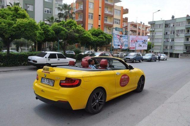 250 Bin Liralık Üstü Açık Lüks Aracını Taksi Yaptı