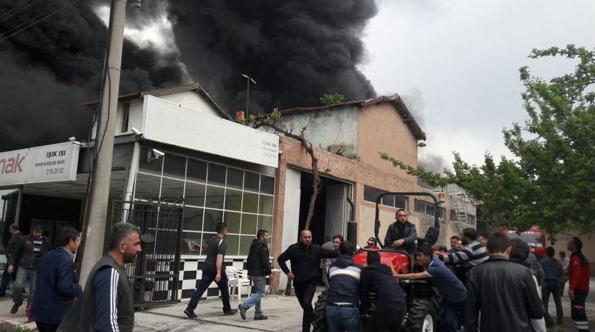 Isparta&rsquo;da Yangın