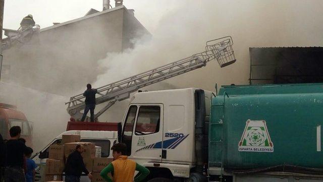 Isparta’da Yangın