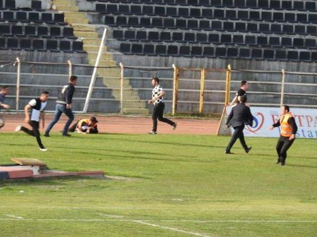 Çorum Belediyespor-Altay Maçı Sonrası Olaylar Çıktı