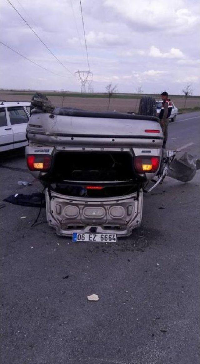 Takla Atan Otomobilde 1 Kişi Öldü, 1 Kişi Yaralandı