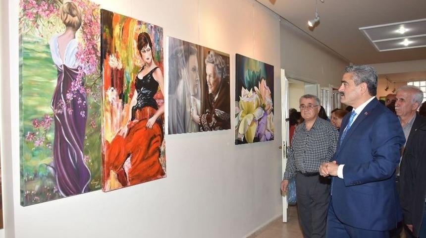 Nazilli Belediyesi Resim Kursiyerlerinin Hazırladığı Eserler G&ouml;r&uuml;c&uuml;ye &Ccedil;ıktı