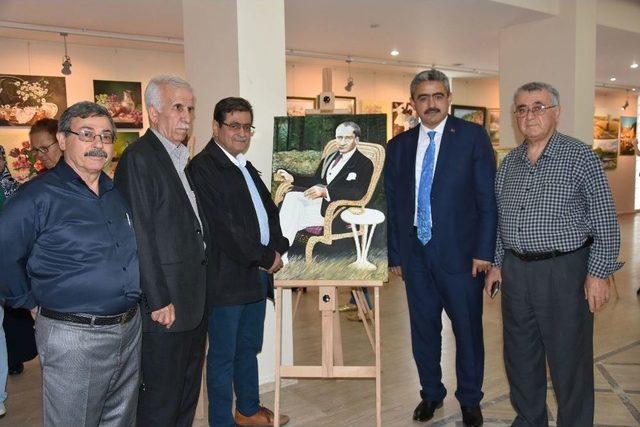 Nazilli Belediyesi Resim Kursiyerlerinin Hazırladığı Eserler G&ouml;r&uuml;c&uuml;ye &Ccedil;ıktı 1