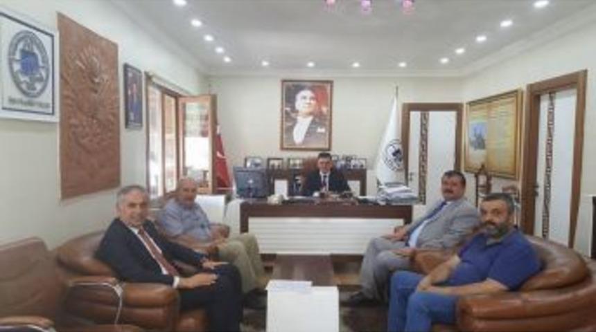 Başkan Yaman&rsquo;dan Başkan Yal&ccedil;ın&rsquo;a Ziyaret