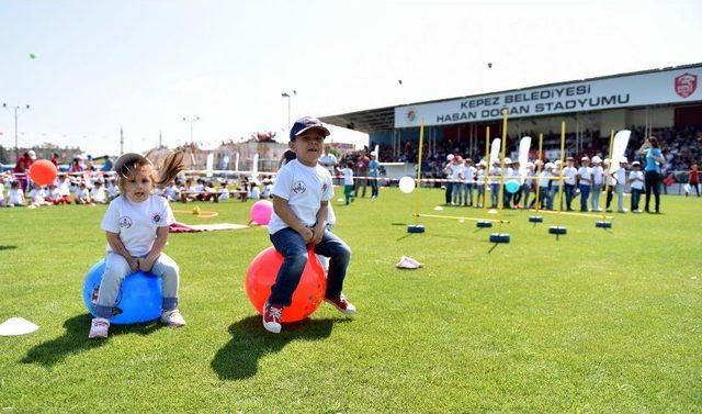 Kepez’den Miniklere Eğlenceli Spor