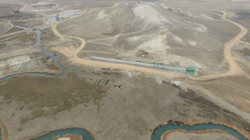 Eskişehir G&ouml;kpınar Barajı&rsquo;nda Y&uuml;zde 27 Fiziki Ger&ccedil;ekleşmeye Ulaşıldı