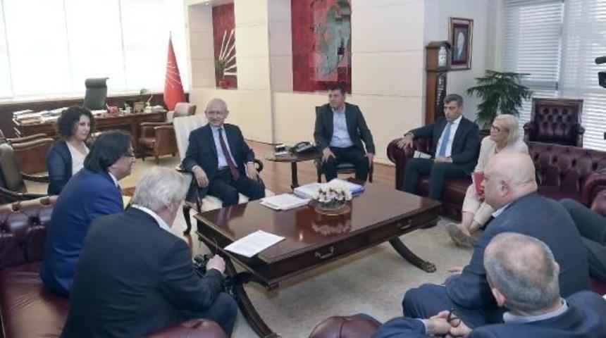 Kılı&ccedil;daroğlu, Ituc/etuc Delegasyonu'nu Kabul Etti