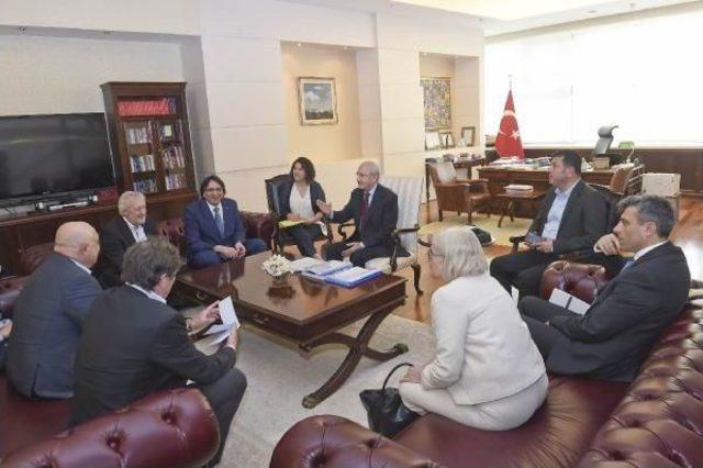 Kılıçdaroğlu, Ituc/etuc Delegasyonu'nu Kabul Etti