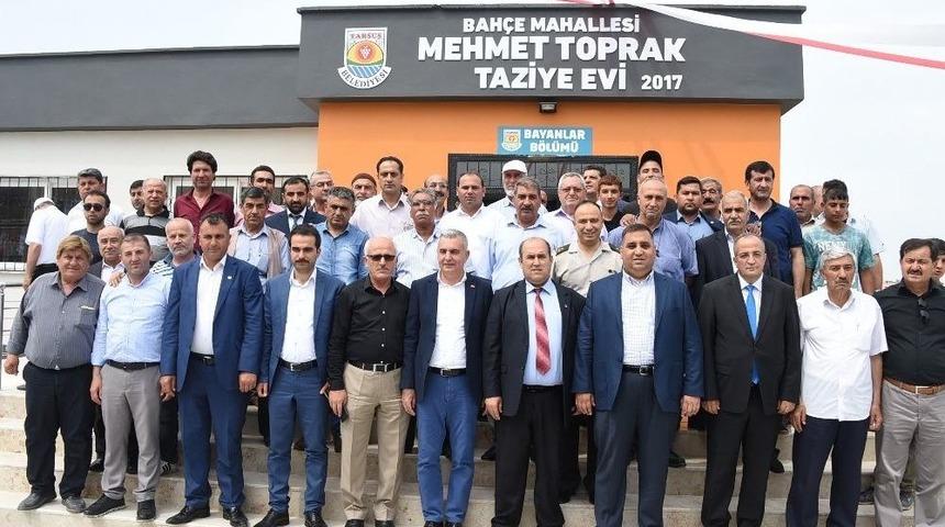 Tarsus Belediyesi Mehmet Toprak Taziye Evi A&ccedil;ıldı