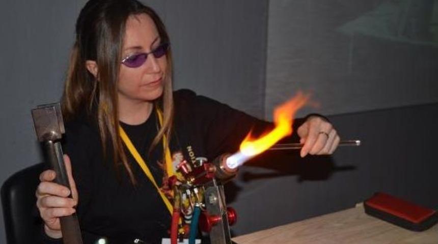 Denizli'de Cam, Sanatla Buluştu