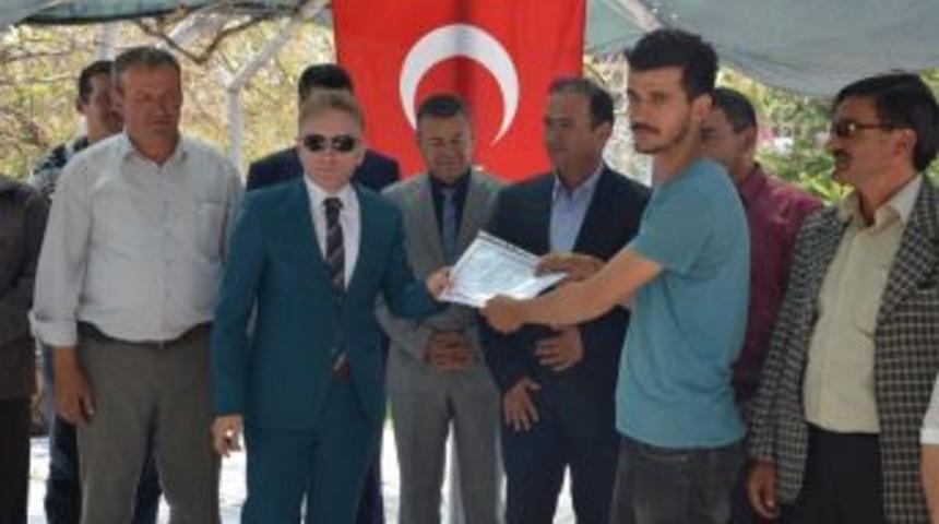 Bi&ccedil;erd&ouml;ver Sertifikaları T&ouml;renle Dağıtıldı