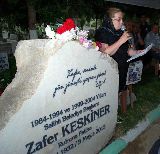 Salihli’de Eski Başkan Keskiner, 5. Yılında Unutulmadı