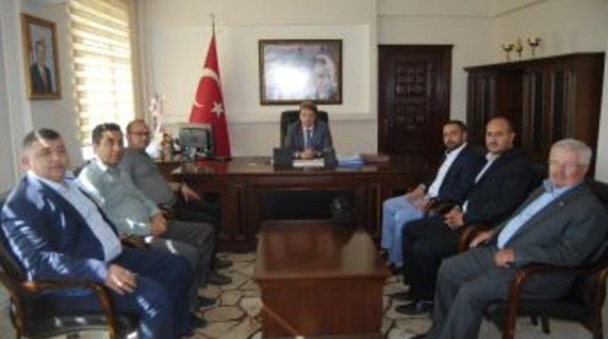 Mhp İl&ccedil;e Y&ouml;netiminden Malkara Kaymakamı Erkan Karahan&rsquo;a Ziyaret