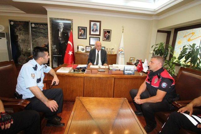 Başkan Seyfi Dingil’den Polise Motosiklet Desteği