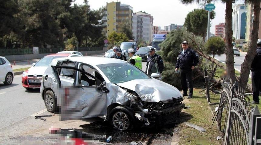Samsun&rsquo;da Trafik Kazası: 2 Ağır Yaralı