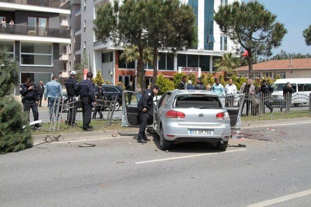 Samsun’da Trafik Kazası: 2 Ağır Yaralı