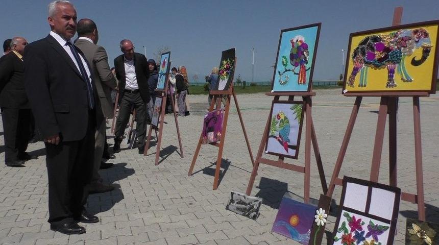 &Ouml;zel &Ouml;ğrencilerin Sergisi A&ccedil;ıldı