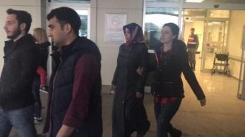 Fet&ouml;&rsquo;den Aranan Kadın Cezaevindeki Eşini Ziyarete Giderken Yakalandı