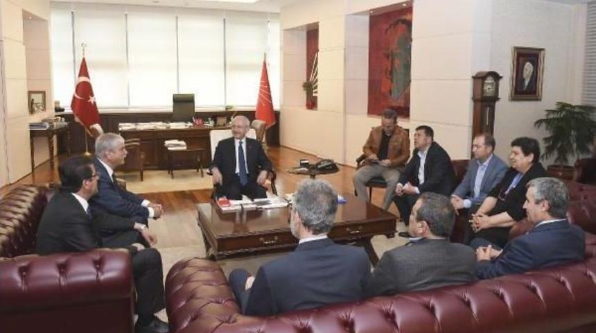 Kılı&ccedil;daroğlu; Disk, Kesk, Tmmob Ve Ttb Başkanlarıyla G&ouml;r&uuml;şt&uuml;