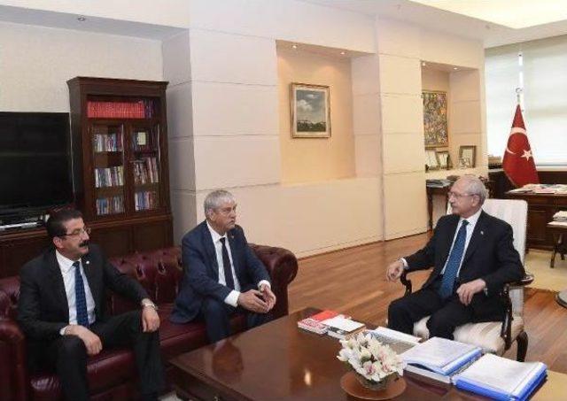 Kılı&ccedil;daroğlu; Disk, Kesk, Tmmob Ve Ttb Başkanlarıyla G&ouml;r&uuml;şt&uuml; 2