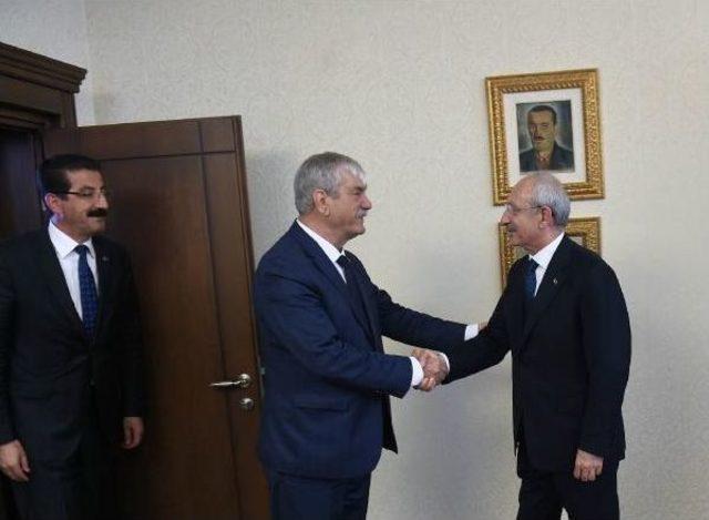 Kılı&ccedil;daroğlu; Disk, Kesk, Tmmob Ve Ttb Başkanlarıyla G&ouml;r&uuml;şt&uuml; 3