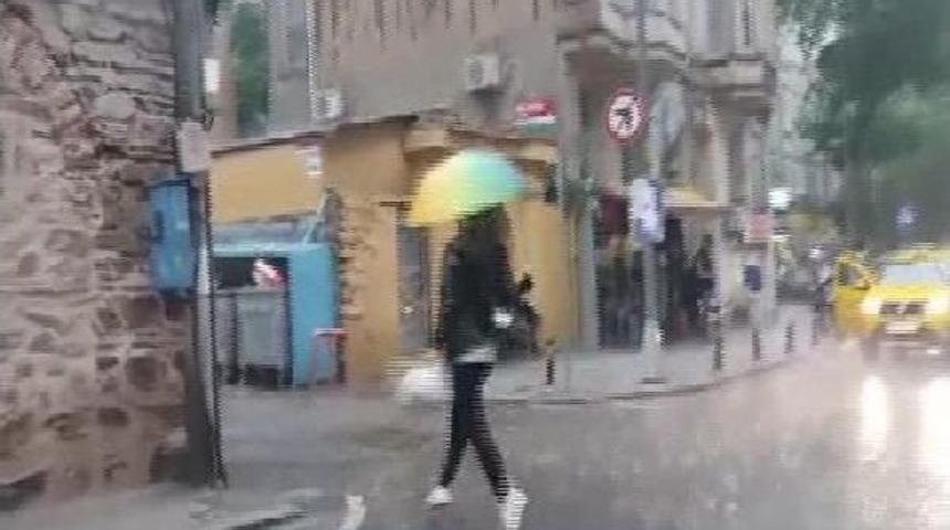 İstanbul'da Dolu Yağışı