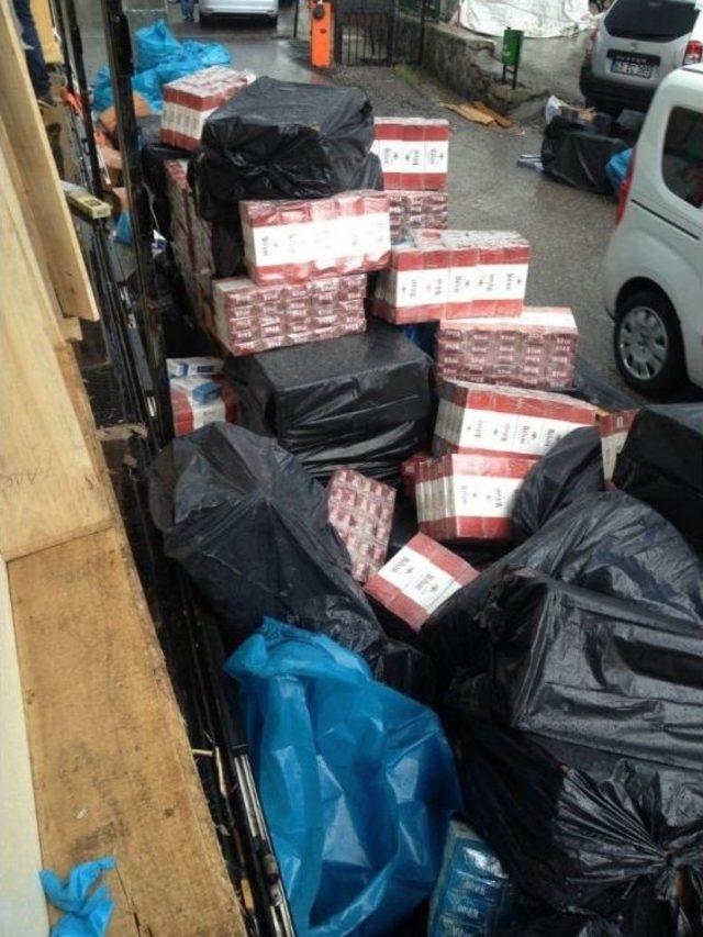 Diyarbakır’da 150 Bin Paket Kaçak Sigara Ele Geçirildi