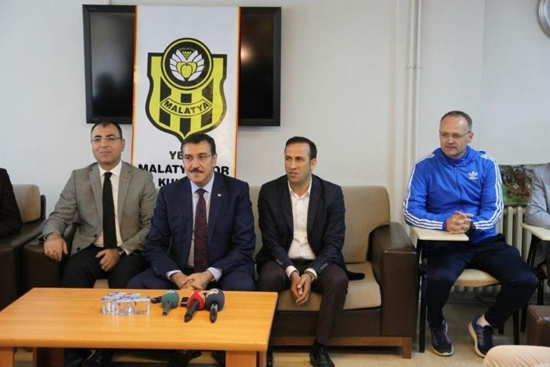 Bakan T&uuml;fenkci&rsquo;den Yeni Malatyaspor&rsquo;a Moral Ziyareti