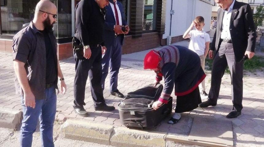 Aksaray&rsquo;da Ş&uuml;pheli Valiz Paniği