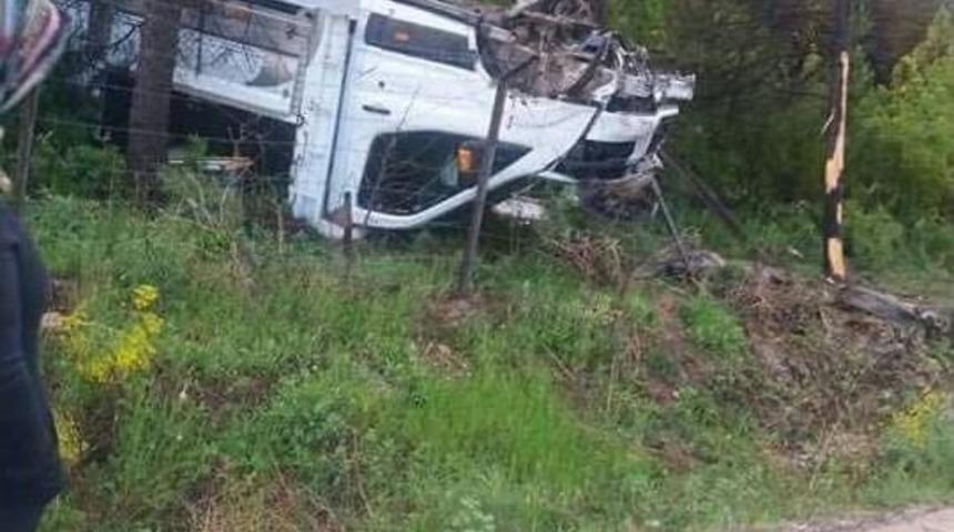 Gediz&rsquo;de Trafik Kazası: 1 Yaralı