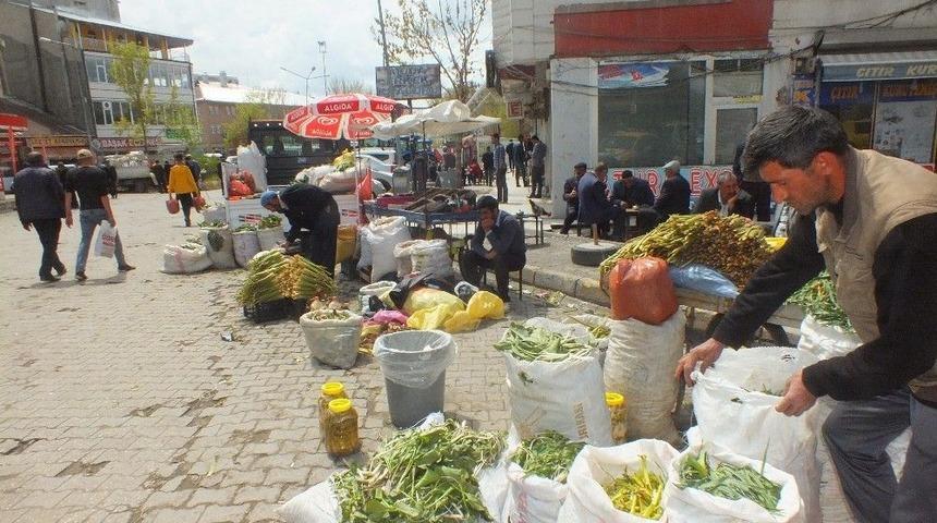 Dağdan Topladıkları Otları Satarak Ge&ccedil;imlerini Sağlıyorlar