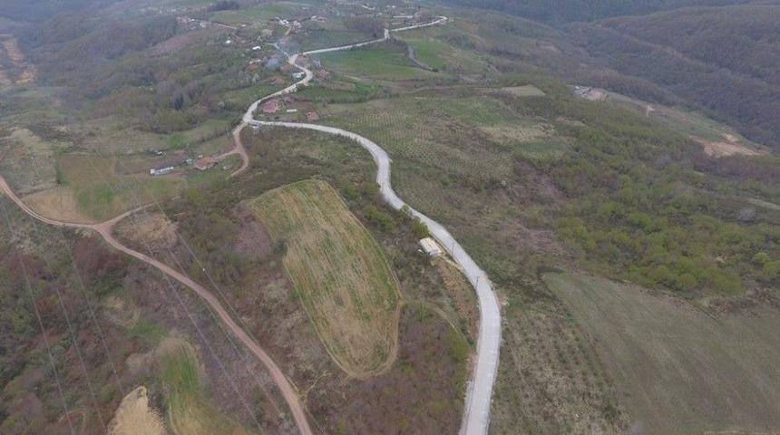 Kent Geneline 90 Kilometre Grup K&ouml;y Yolu Yapılıyor