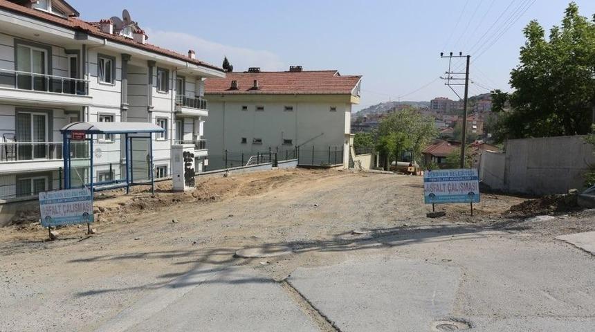 Karadere Caddesindeki Yol Yapım &Ccedil;alışmalarında Sona Gelindi