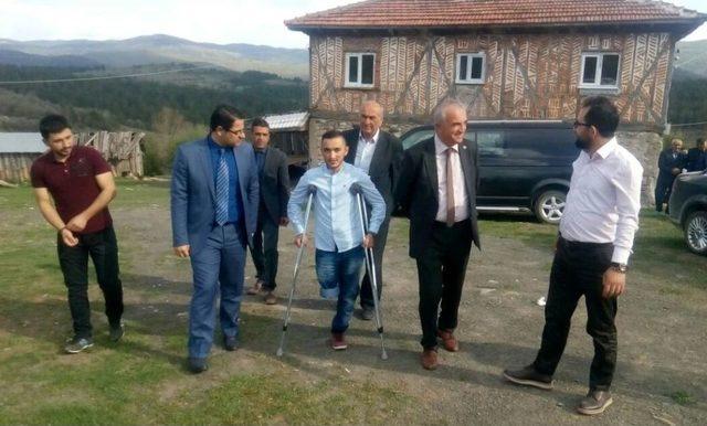 Gazi Ferdi Çatal, Tedavisinin Ardından İlk Kez Baba Ocağına Geldi 1