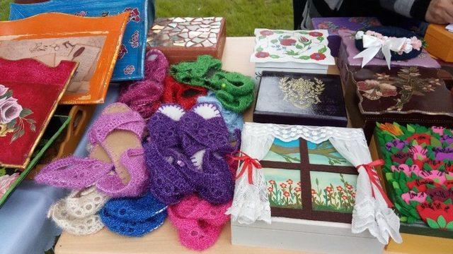 Hastaların El Emeği G&ouml;z Nuru Eserleri Sergilendi 2