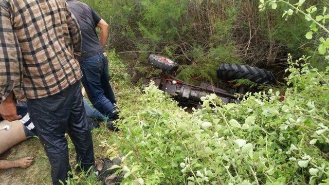 Muğla’da Traktör Sulama Kanalına Devrildi: 1 Ölü