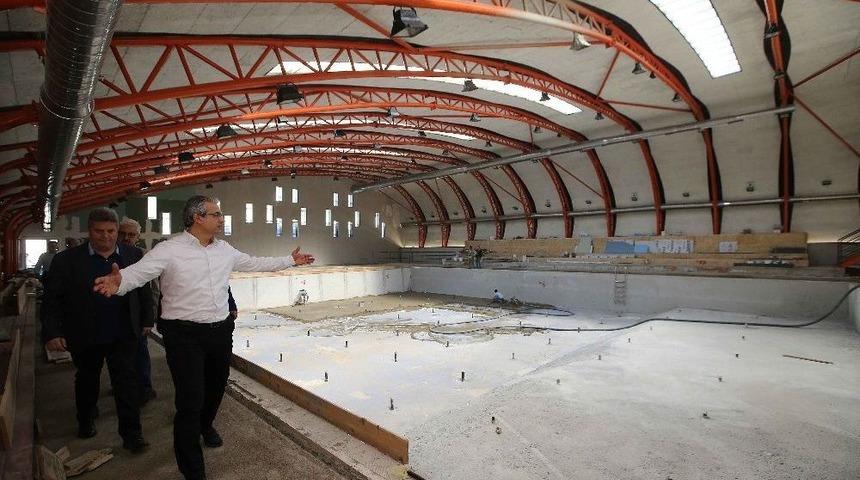 Karşıyaka&rsquo;nın Y&uuml;zme Tesisi Haziran&rsquo;da A&ccedil;ılıyor