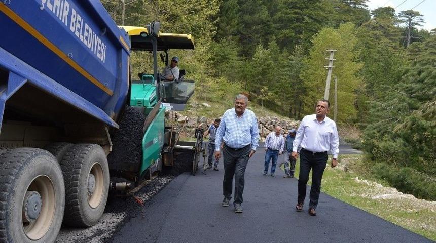 Alanya Gedevet Yaylasına Sıcak Asfalt