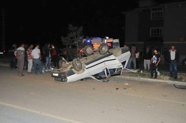 Konya’da Otomobil Takla Attı: 3 Yaralı