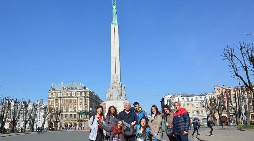 Bafra Atat&uuml;rk Anadolu Lisesi &Ouml;ğrencileri Letonya&rsquo;yı Gezdi