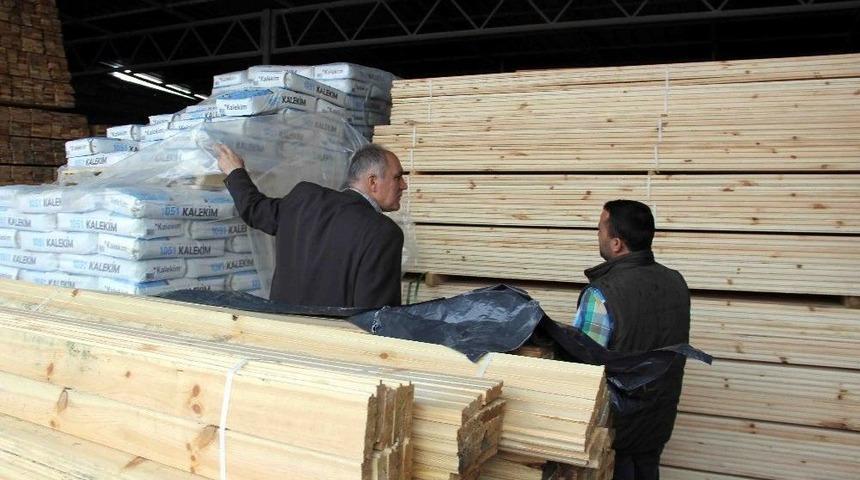 Kırsal Mahallelere İnşaat Desteği Yapılıyor