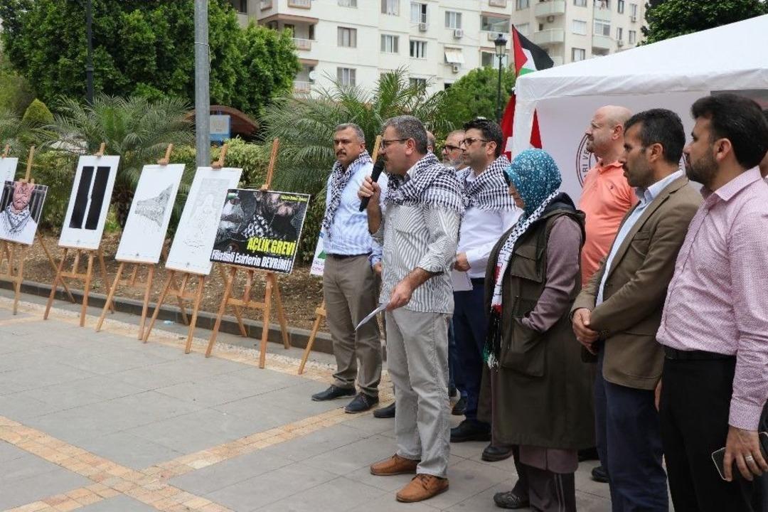Filistinli Mahkumlar İ&ccedil;in Yarı Zamanlı A&ccedil;lık Grevi