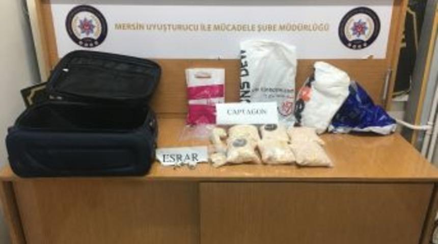 Mersin&rsquo;de 2 Bin 500 Adet Uyuşturucu Hap Ele Ge&ccedil;irildi