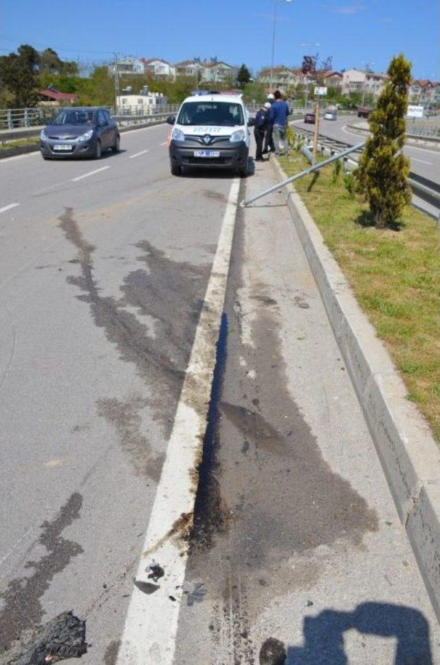 Sinop&rsquo;ta Trafik Kazası 1