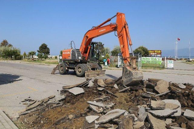 İskele Mahallesi Ana Caddelerinde Yol Yapım Çalışması Başladı 1