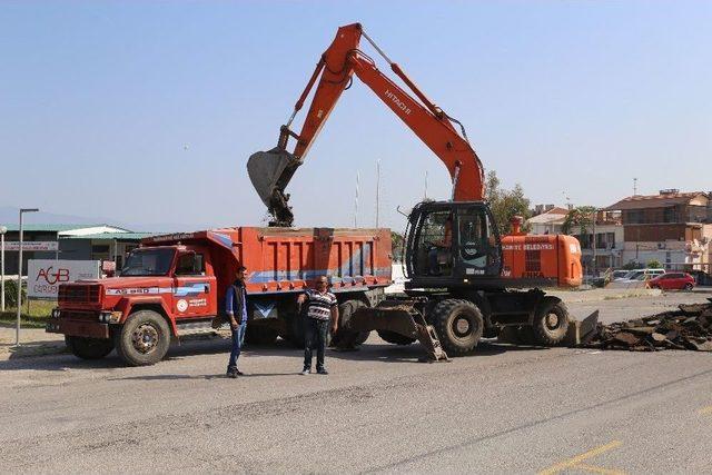 İskele Mahallesi Ana Caddelerinde Yol Yapım Çalışması Başladı 2