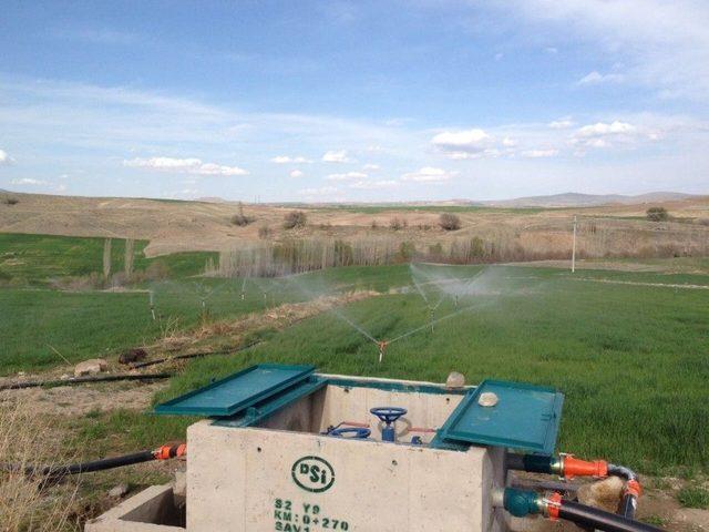 Kayseri’de 77 Bin 840 Dekar Zirai Araziye Su Verilmeye Başlandı 2