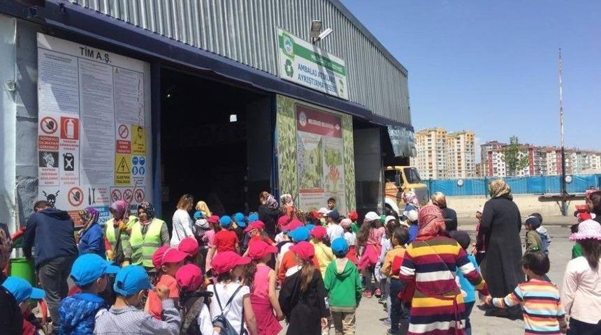 &Ouml;ğrenciler Melikgazi Geri D&ouml;n&uuml;ş&uuml;m Tesislerini Ziyaret Etti